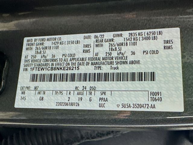 2022 Ford F-150 XL