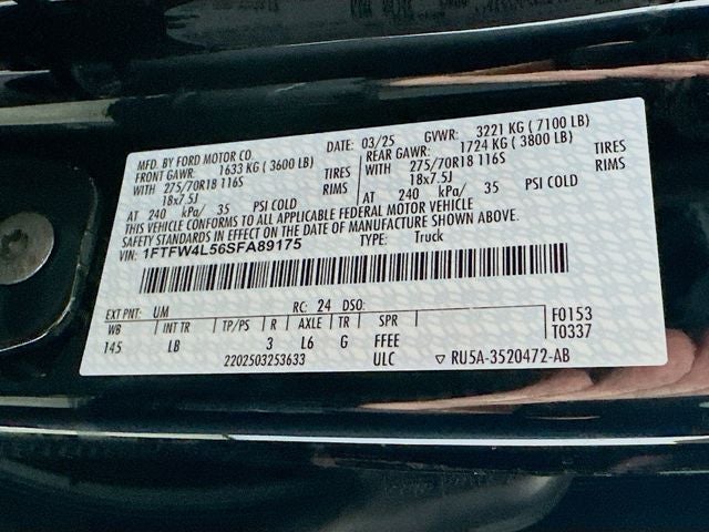 2025 Ford F-150 Tremor