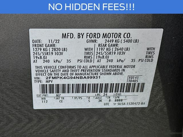 2022 Ford Edge SE