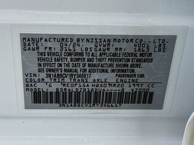 2024 Nissan Sentra SV