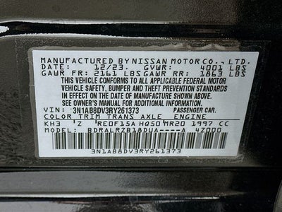 2024 Nissan Sentra SR