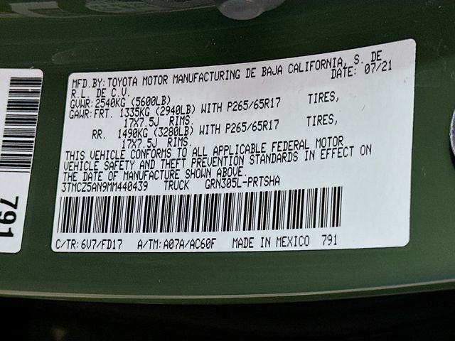 2021 Toyota Tacoma TRD Sport V6