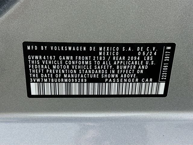 2024 Volkswagen Jetta 1.5T SE