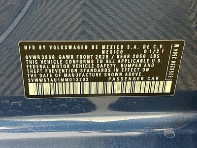 2021 Volkswagen Golf 1.4T TSI