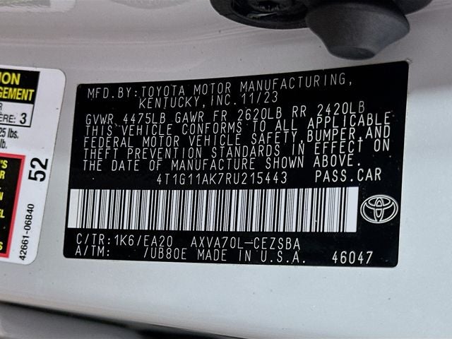 2024 Toyota Camry SE