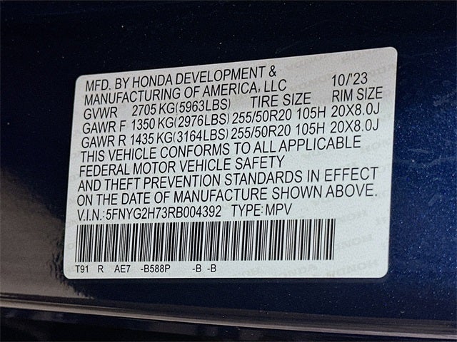 2024 Honda Pilot Touring