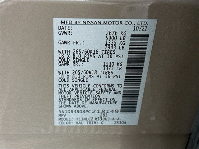 2023 Nissan Pathfinder Rock Creek