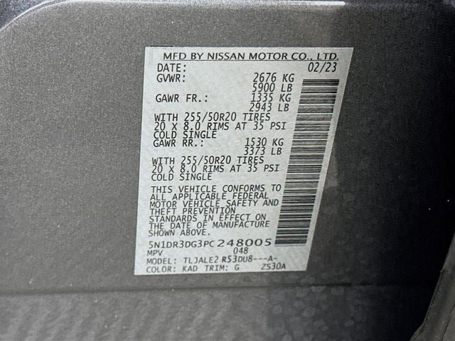 2023 Nissan Pathfinder Platinum