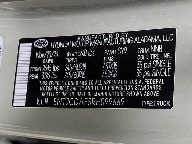 2024 Hyundai Santa Cruz SEL