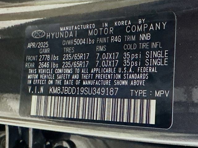 2025 Hyundai Tucson Hybrid Blue