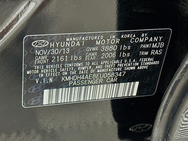 2014 Hyundai Elantra SE