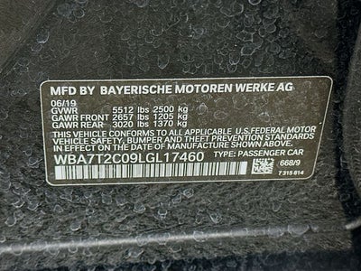 2020 BMW 7 Series 740i