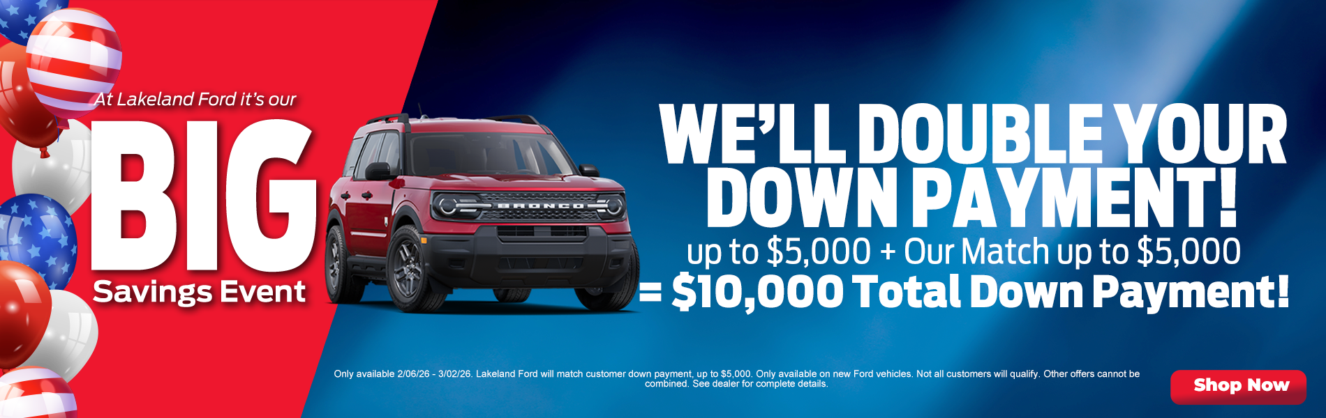 We’ll Double Your Down Payment!