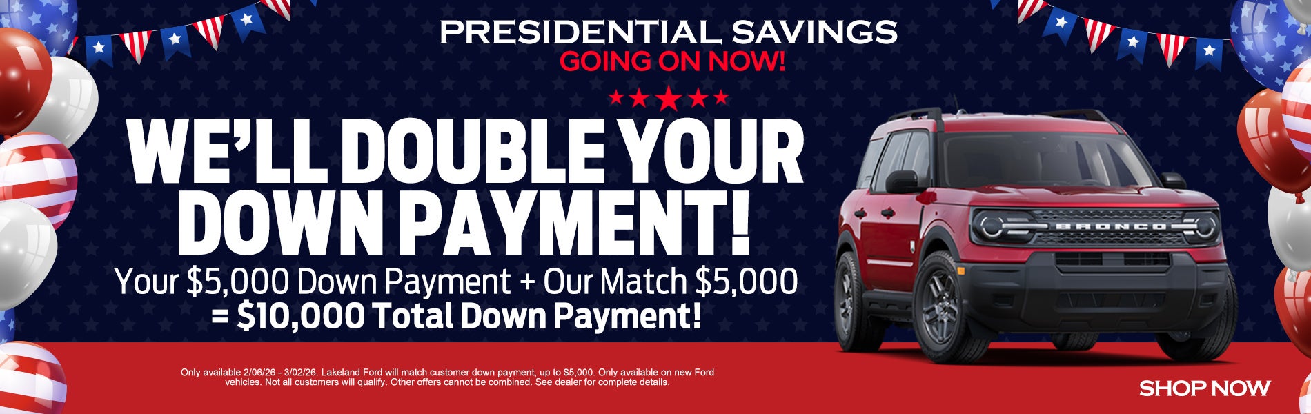 We’ll Double Your Down Payment!