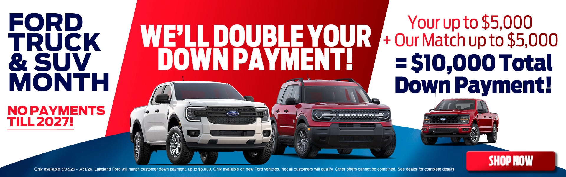 We’ll Double Your Down Payment!
