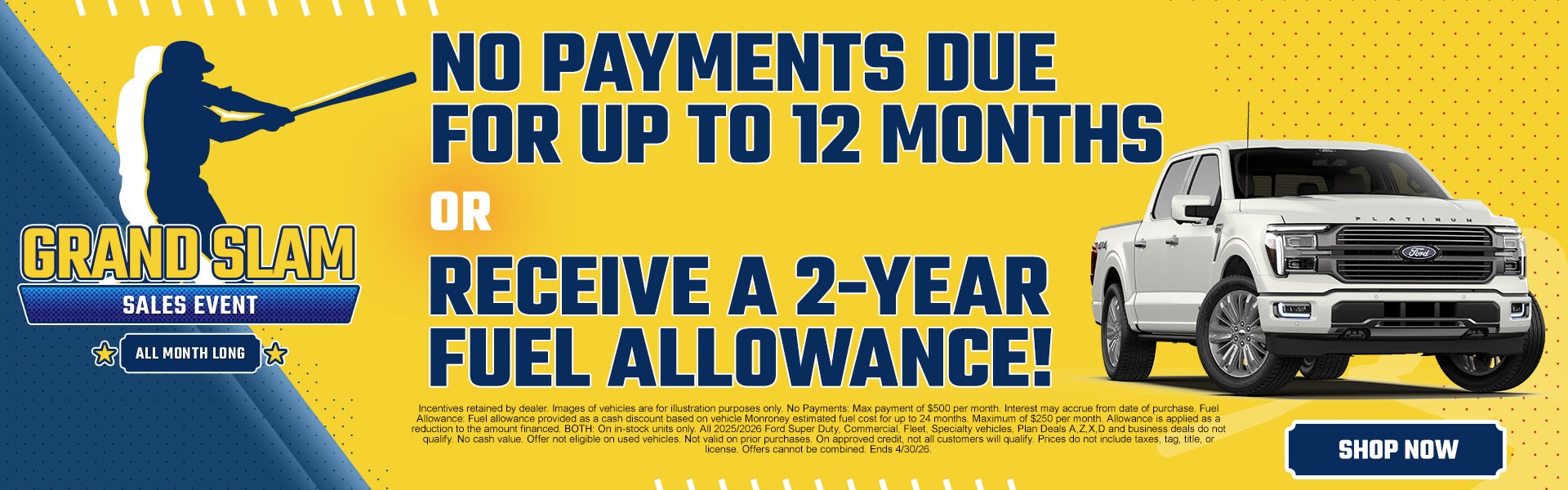 No Payments for 12 Months or 2-Years Fuel