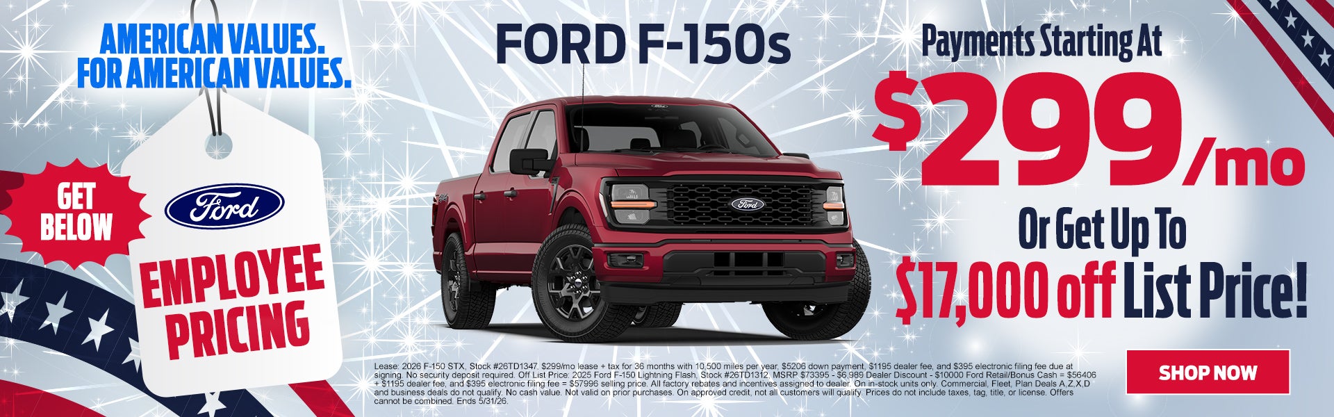 Drive a 2025 F-150 XLT $359/mo