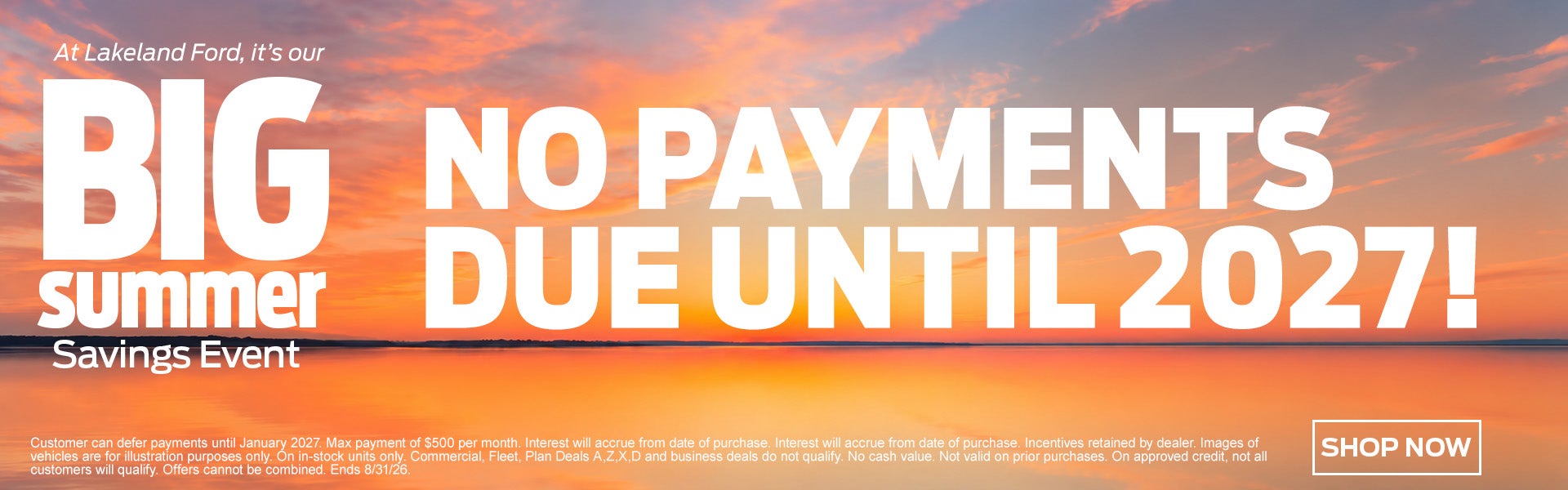 No Payments until 2027