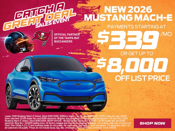 Mustang Mach-E starting at $339 