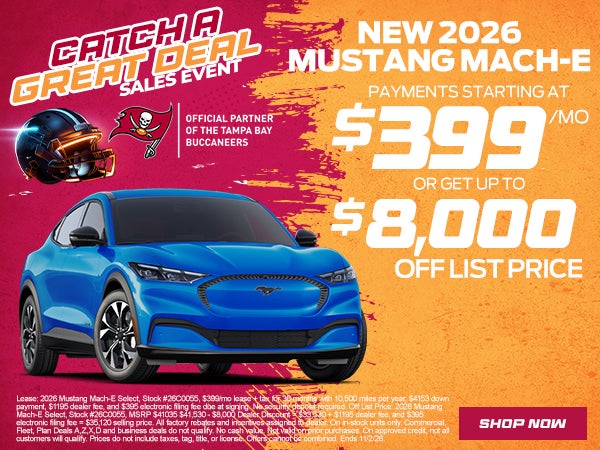 Mustang Mach-E starting at $399 