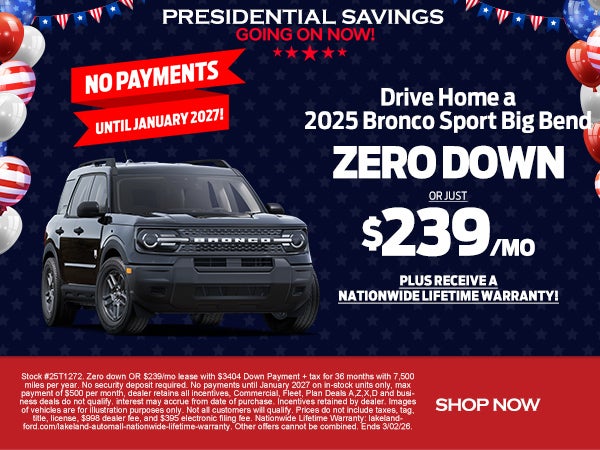 2025 Bronco Sport Big Bend