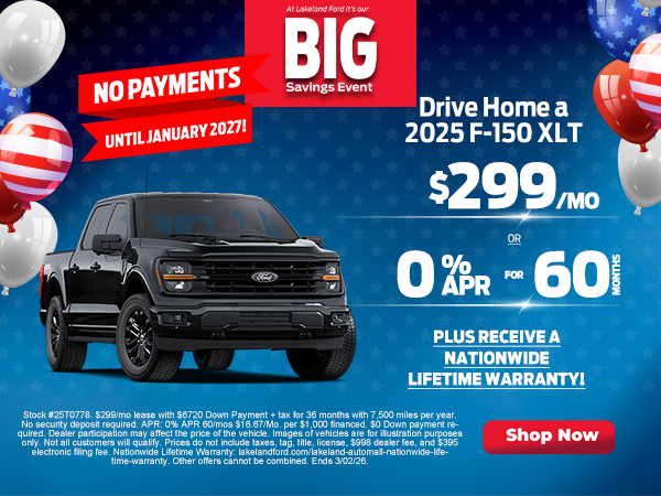 Get a F-150 for $299/mo